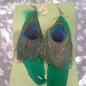 Handmade Peacock Earrings